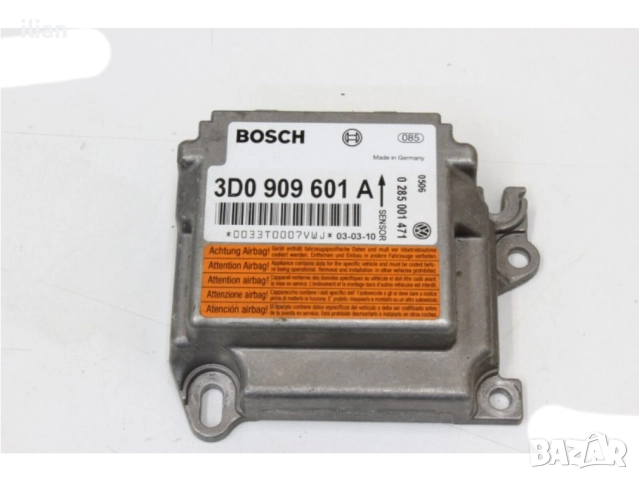 Модул еърбег VW Touareg Phaeton SRS 3D0909601 0285001471 BOSCH