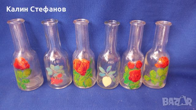 Стари юзчета с цветя 50 мл – 6 бр