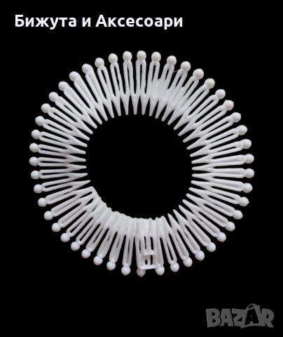 Обръч диадема в бяло