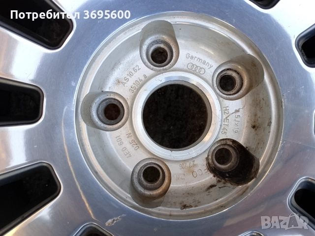КРИВА 19 цола 5х112 Audi A8 D3 Ауди А8 D3 оригинална алуминиева джанта, снимка 2 - Гуми и джанти - 52883212