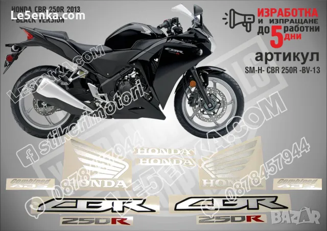 Honda 250R - 2013 Black Version