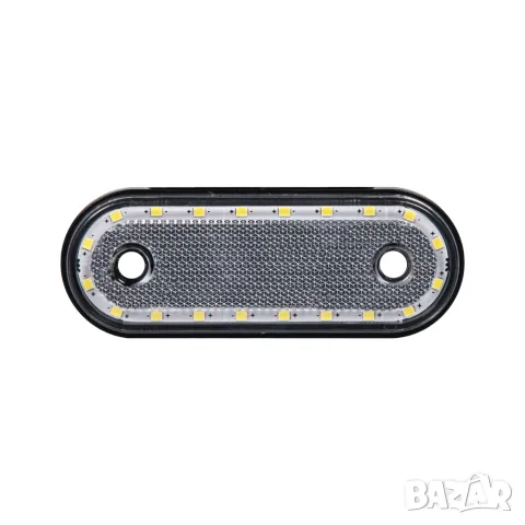 LED габарит 20 LED 115 mm 12-24V с бяла светлина
