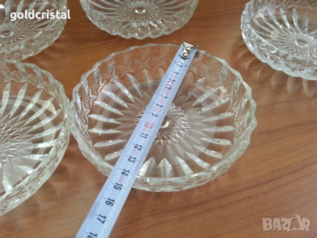 Кристални купички за ядки , снимка 3 - Чинии - 36844500