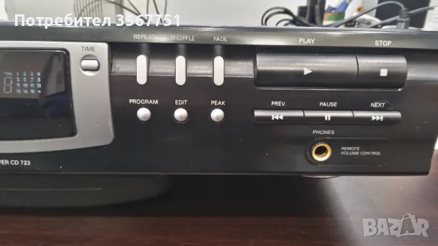 CD PLAYER PHILIPS CD 723 // , снимка 3 - Декове - 49149724