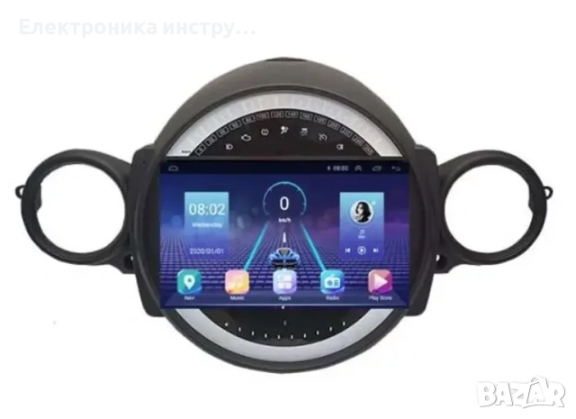 Android мултимедия CarPlay Android Auto + Камера Mini R56 R60 2007-2014, снимка 4 - Аксесоари и консумативи - 53928295