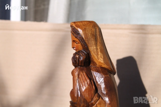 Дървена фигура  Мадона с Младенеца , снимка 7 - Антикварни и старинни предмети - 54149802