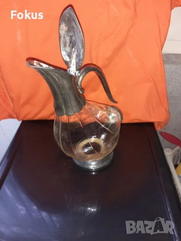 Прекрасна ловна кана графа с формата на патица, снимка 6 - Антикварни и старинни предмети - 53294515