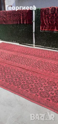 Комплект ръчно тъкани вълнени пътеки 6 броя, снимка 6 - Други - 47634416