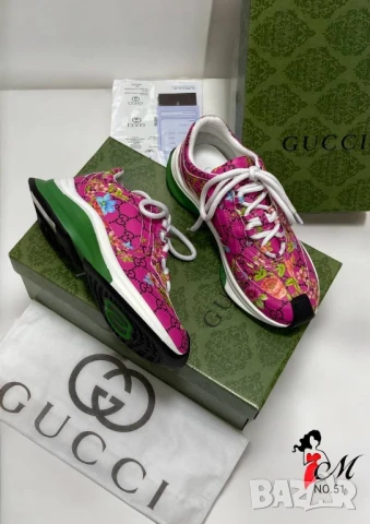 дамски маратонки от естествена кожа gucci , снимка 9 - Маратонки - 50745370