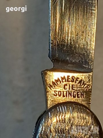  Джобно ножче Solingen , снимка 4 - Ножове - 37780935