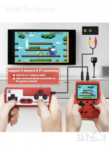 Ретро гейм конзола с ТВ връзка Fivejoy Retro Game Console 400 вградени игри, снимка 3 - Други игри и конзоли - 37377522
