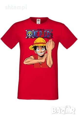 Мъжка тениска One Piece 05,Анимация,игра,Празник,Повод,, снимка 3 - Тениски - 38096691