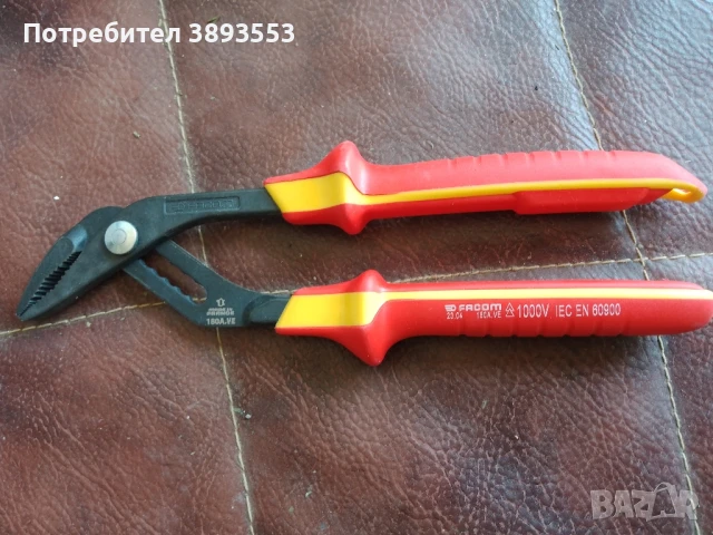 Facom 180A.VE-изолирани клещи гарги