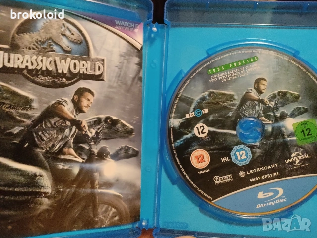 Jurassic World - Джурасик Свят - 2015 - английски, снимка 3 - Blu-Ray филми - 53986619