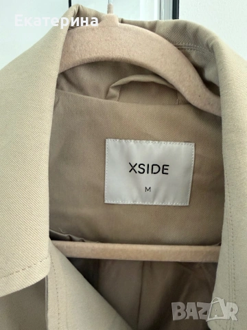 тренчкот XSIDE – размер M , снимка 2 - Якета - 54154815