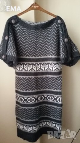 Зимен дебел блузон/туника НОВ с над 30% отст-ка, снимка 3 - Блузи с дълъг ръкав и пуловери - 39091047