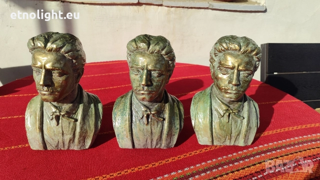 Бюстове на Христо Ботев и Васил Левски изработени от майстор от бетон , снимка 9 - Статуетки - 52747652