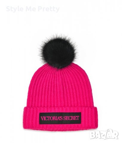 Оригинална шапка или шал Victoria’s Secret Pom Pom , снимка 11 - Шапки - 27276803