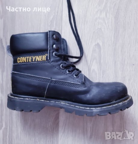 Два чифта черни качествени зимни боти 37 номер  , снимка 3 - Мъжки боти - 31556565