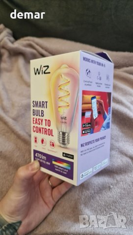 WiZ Color Smart Connected Vintage крушка с нажежаема жичка, снимка 11 - Крушки - 42074578