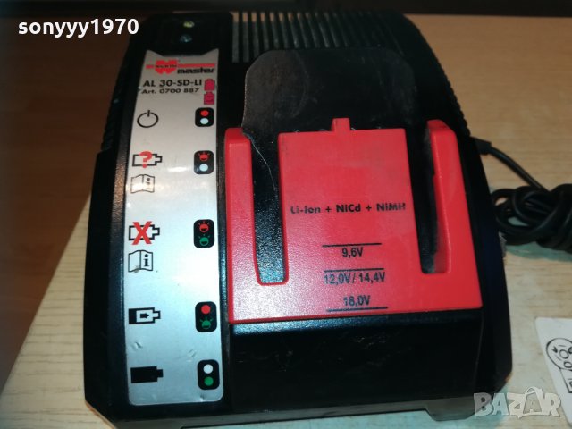 wurth LI-ION+NICD+NIMH charger-germany, снимка 4 - Винтоверти - 30645042