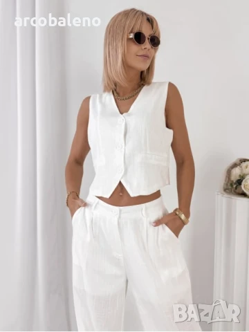 Елегантен дамски комплект от две части AMELISE, 2цвята  , снимка 11 - Комплекти - 50931409