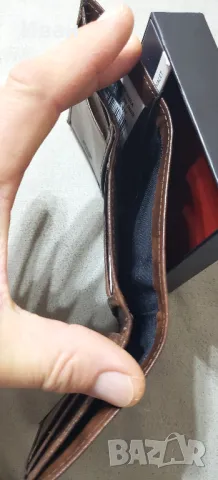 Нов, мъжки портфейл TOMMY HILFIGER – естествена кожа, снимка 6 - Портфейли, портмонета - 48494050