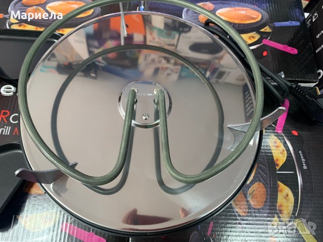 Раклет грил с Аксесоари 800W / Мини Раклет за 6 човека, снимка 12 - Скари - 44195898