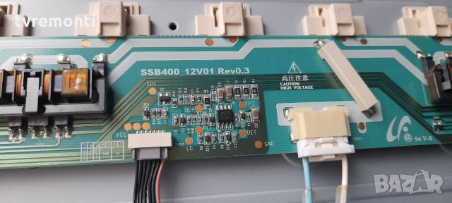 LCD INVERTER SSB400_12V01 Rev0.3, SAMSUNG LE40c630 DISPLAY LTF400HF16, снимка 2 - Части и Платки - 35138721