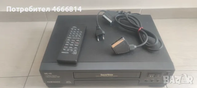 Видео ORION VHS , снимка 2 - Плейъри, домашно кино, прожектори - 54508387