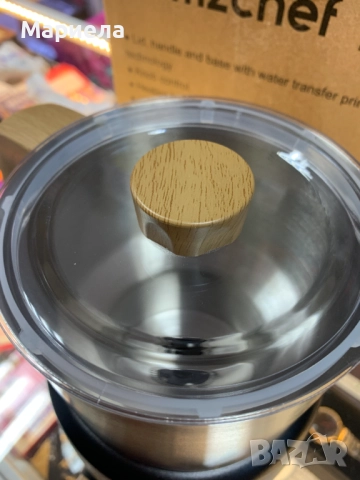 AMZCHEF Уред за млечна пяна / Капучинатор 550W / 8 Програми, снимка 3 - Други стоки за дома - 51960415