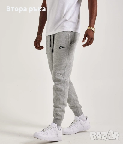 Мъжко спортно долнище Nike - Sportswear Tech Fleece , сиво оригинален , снимка 12 - Спортни дрехи, екипи - 53011913