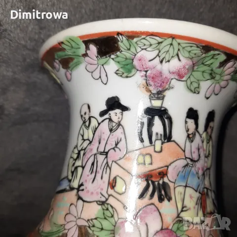Китайска порцеланова ваза, снимка 17 - Антикварни и старинни предмети - 47565780