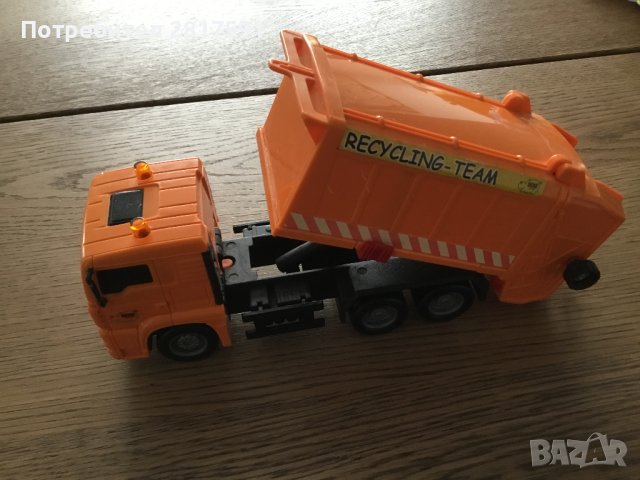 Детска играчка камион за боклукчийски камион, снимка 2 - Коли, камиони, мотори, писти - 42622037