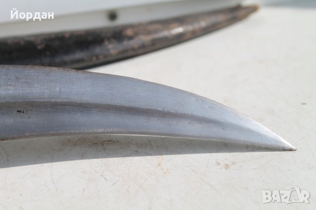 Стар източен нож с дръжка от кост, снимка 14 - Други ценни предмети - 42406913