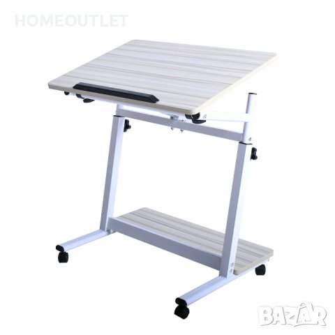 Бюро с регулируема височина / Помощна масичка на колелца 05-X-60MP, снимка 7 - Бюра - 36796973