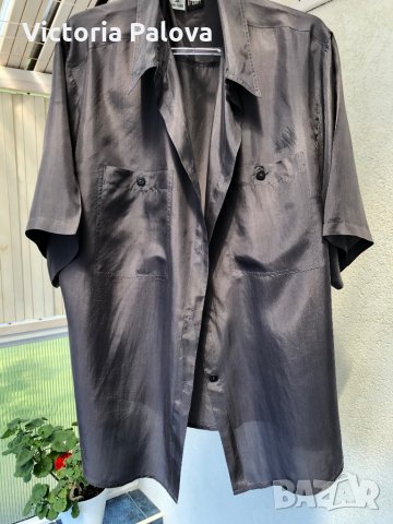 Риза или туника RIGANY,100% нежна коприна, снимка 1 - Ризи - 29560952