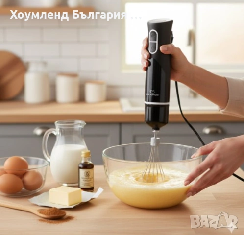 Комбиниран кухненски робот 3в1 чопър, миксер и пасатор, снимка 4 - Миксери - 54214454