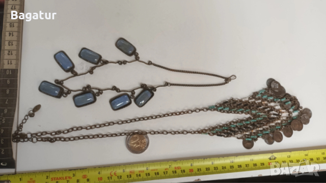 Лот етно,гердан,бижу,накит,Бохо стил,камък,бронз,мъниста