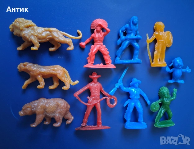 Лот Стари Играчки Фигурки Индианци Войници Моряци от Соца, снимка 12 - Колекции - 54195874