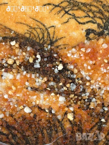 Съветска старинна картина от балтийски кехлибар , снимка 5 - Картини - 52814681