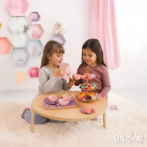 Детски комплект за чай в куфарче / Детски сервиз за чай за игра, снимка 11 - Образователни игри - 51437826