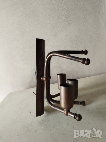 месингов аплик за стена, снимка 3 - Лампи за стена - 42166435