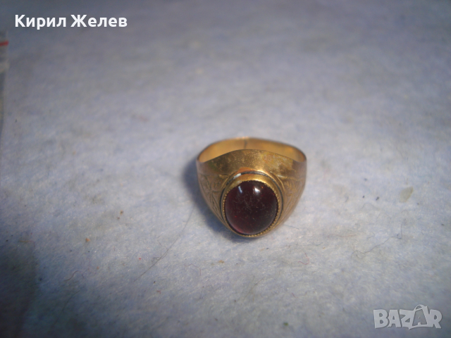 СТАРИНЕН СКЪПОЦЕНЕН БРОНЗОВ КЛАСИЧЕСКИ МАЙСТОРСКИ ПРЪСТЕН РЪЧНО ФЛОРАЛНО ГРАВИРАН 7430, снимка 7 - Антикварни и старинни предмети - 36377662