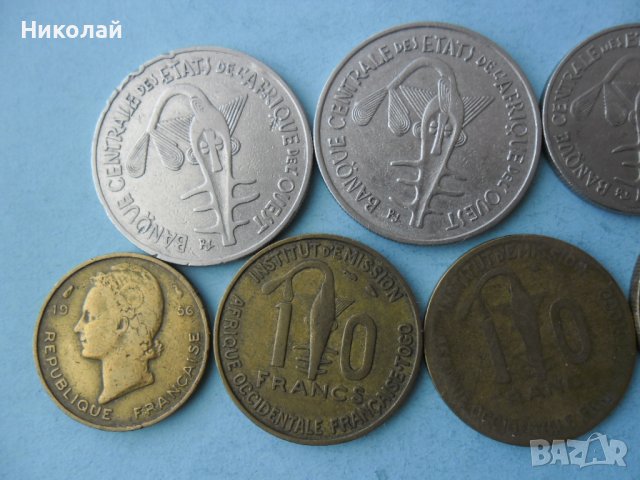 Лот монети Западна африка, снимка 5 - Нумизматика и бонистика - 40594645