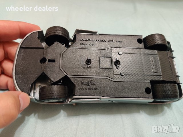 Метална количка Mclaren F1 Maisto Supercar collection 1/24, снимка 12 - Колекции - 40626653