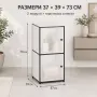 ️ Бял модулен шкаф ELEGANCE с 2 отделения, 37 x 39 x 73 см, снимка 5
