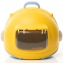 Закрита/Затворена Котешка Тоалетна - 55.4см/49см/41.7см - Жълта разцветка - Pet-Interest, снимка 3