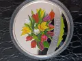 Цветница медал 1 Oz. Сребро, снимка 1