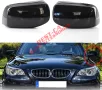 Капаци за огледала със щипки черен пиано лак подходящи за BMW 5-та серия E60 E61 (2003-2009), снимка 1